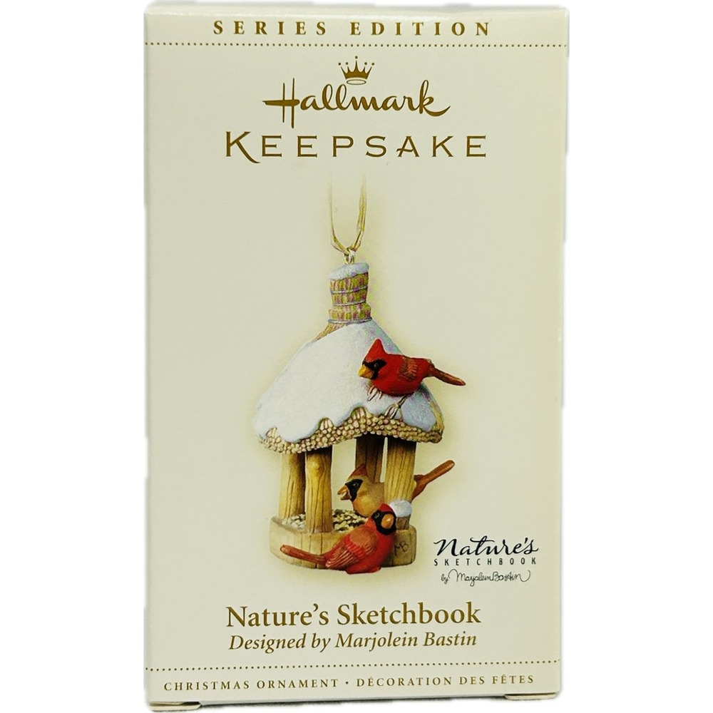 Hallmark NATURE'S SKETCHBOOK #4 Keepsake Ornament by Marjolein Bastin 2006